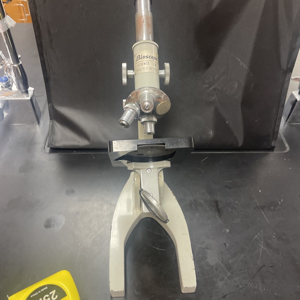 AS-IS Vintage BIOSCOPE SCIENCE CO. MODEL H.S.-A MICROSOCPE - Picture 10 of 10